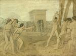 Young Spartan Girls Challenging Boys 1860